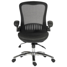 Teknik Office Harmony Mesh Desk Chair Black - Size: 101 x 49 x 50cm - Wilko - thumbnail 5