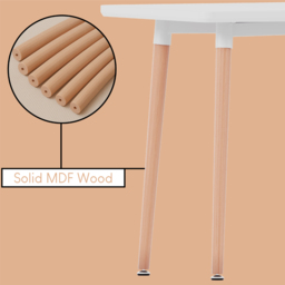 VIDA DESIGNS Batley 4 Seater White Dining Table - Wilko - thumbnail 7