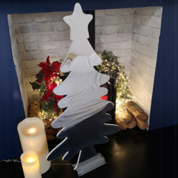 Samuel Alexander Infinity Christmas Tree Light Up Christmas Decoration 3.1ft - Size: 95 x 50 x 50cm - Green - Wilko - thumbnail 4
