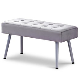 Kosy Koala 6 Seater Dining Set with Bench Oak Effect and Grey Velvet - Multi - Wilko - thumbnail 3