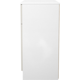 Crowndale Contrast 2 Door Single Drawer Grey Matt and White Sideboard Ready Assembled - Size: 79 x 74 x 39cm - Grey Matt & White - Wilko - thumbnail 4