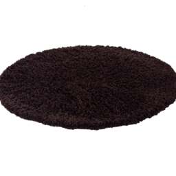 Desire Rugs Oxford Brown Plain Round Shaggy Rug 120 x 120cm - Wilko - thumbnail 1