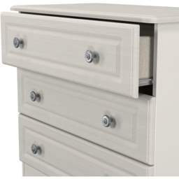 Crowndale Pembroke 3 Drawer Grey Ash Chest of Drawers Ready Assembled - Wilko - thumbnail 7