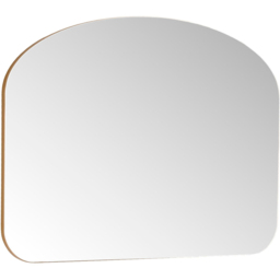 Yearn Gold Soho Curved Arch Overmantle Mirror 70 x 92cm - Wilko