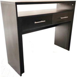Eurotrade Regis 2 Drawer Computer Desk Black - Size: 18 x 110 x 46cm - Multi - Wilko - thumbnail 3