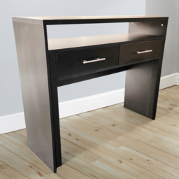 Eurotrade Regis 2 Drawer Computer Desk Black - Size: 18 x 110 x 46cm - Multi - Wilko - thumbnail 1