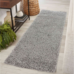 Desire Rugs Oxford Grey Plain Shaggy Rug 60 x 110cm - Wilko - thumbnail 6