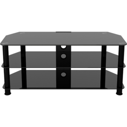 AVF Classic 3 Shelf Black Glass Corner TV Stand - AVF Group Ltd - Wilko - thumbnail 4