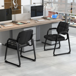 Costway Set of 4 Black Office Chair - Wilko - thumbnail 4