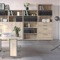 Florence 4 Drawer 2 Shelf Oak Bookcase - Wood - Furniture to Go - Wilko - thumbnail 6