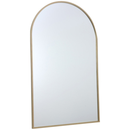 Gold Wide Metal Arch Mirror 180 x 110cm - The Port. Co Gallery - Wilko - thumbnail 3