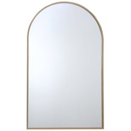 Gold Wide Metal Arch Mirror 180 x 110cm - The Port. Co Gallery - Wilko - thumbnail 1