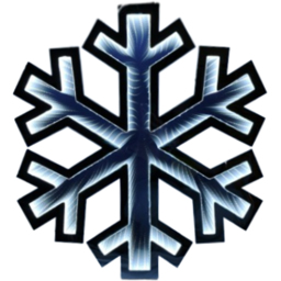 Samuel Alexander Infinity Light Up Hanging Snowflake Christmas Decoration 60cm - Size: 60 x 57 x 2cm - White - Wilko - thumbnail 3
