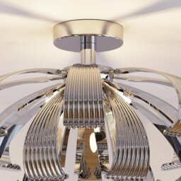 Milan Ceiling Fitting Chrome - Wilko - thumbnail 7