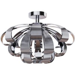 Milan Ceiling Fitting Chrome - Wilko - thumbnail 4