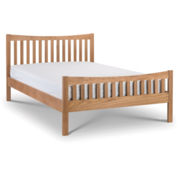 Julian Bowen Bergamo King Size White Oak Bed - Wood - Wilko - thumbnail 3