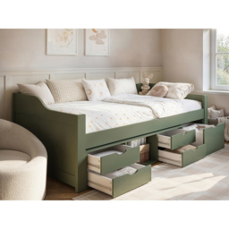 Flair Blair Single Green Storage Low Sleeper Bed - Wilko - thumbnail 6