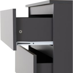 Seconique Malvern 4 Drawer Grey Chest of Drawers - Wilko - thumbnail 6