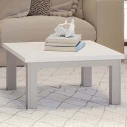 Baumhaus Greystone Low Square Grey Coffee Table - Wilko