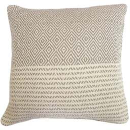 Rapport Home Rona Natural Cushion Cover 43 x 43cm - Cream - Wilko - thumbnail 1
