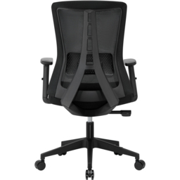 TTAP Oxford Black Mesh Swivel Office Chair - Size: 105 x 60 x 60cm - Wilko - thumbnail 7