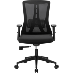 TTAP Oxford Black Mesh Swivel Office Chair - Size: 105 x 60 x 60cm - Wilko - thumbnail 5