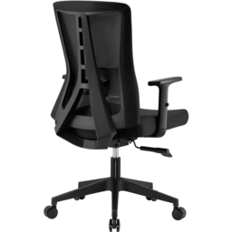TTAP Oxford Black Mesh Swivel Office Chair - Size: 105 x 60 x 60cm - Wilko - thumbnail 4