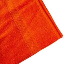 Deluxe Bath Towel - Tangerine - Wilko - thumbnail 4