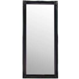 Hamilton Black Shabby Chic Design Large Dress Mirror 167 x 76cm - MirrorOutlet - Wilko - thumbnail 1