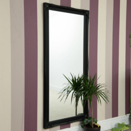 Hamilton Black Shabby Chic Design Large Dress Mirror 167 x 76cm - MirrorOutlet - Wilko - thumbnail 6