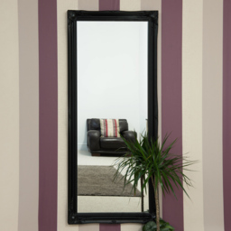 Hamilton Black Shabby Chic Design Large Dress Mirror 167 x 76cm - MirrorOutlet - Wilko - thumbnail 7