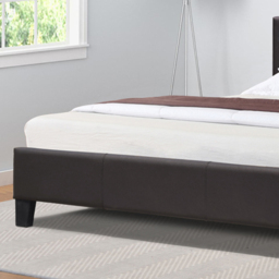 Comfy Living Small Double Brown Faux Leather Bed Frame with LED Strip - Wilko - thumbnail 4