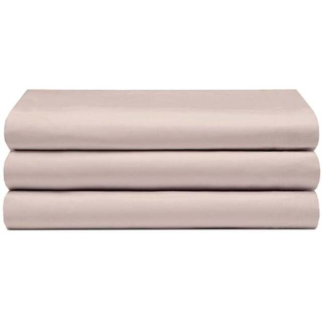 Serene Double Cream Flat Bed Sheet - Wilko - image 1