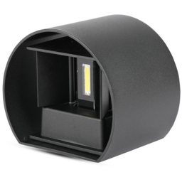 V-TAC Black Round Up and Down Cool White LED Outdoor Wall Light - Size: 11.5 x 14 x 10cm - Wilko - thumbnail 5