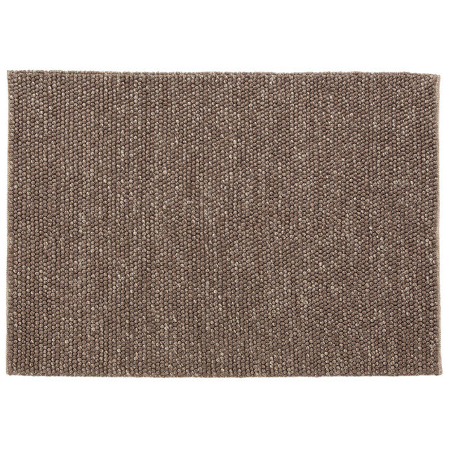 Esselle Home Delilah Taupe Mottled Wool Pebble Rug 200 x 290cm - Cream - Wilko - image 1