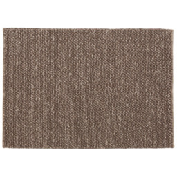 Esselle Home Delilah Taupe Mottled Wool Pebble Rug 200 x 290cm - Cream - Wilko