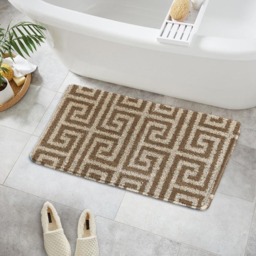 Velosso Luxe Latte Bath Mat Set - Brown - Wilko - thumbnail 7