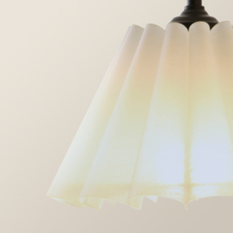 ValueLights Lauren White Pleat 3 Drop Bar Matte Black Diner LED Ceiling Pendant Light - Size: 123.5 x 98 x 25cm - Wilko - thumbnail 4
