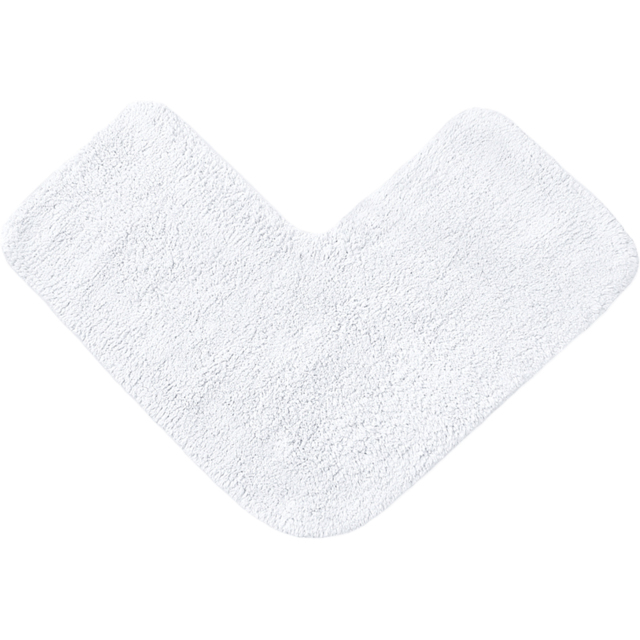 Allure Bath Fashions White Corner Shower Mat - Size: 35 x 70cm - Wilko - image 1