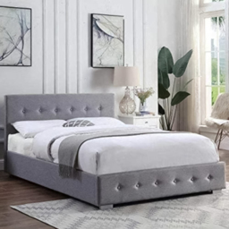 Home Treats Small Double Grey Ottoman Storage Bed - Wilko - thumbnail 6