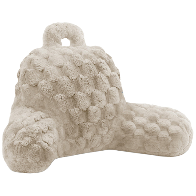 Velosso Cream Chunky Popcorn Back Pillow 65 x 55cm - Size: 65 x 55 x 1cm - Wilko - image 1