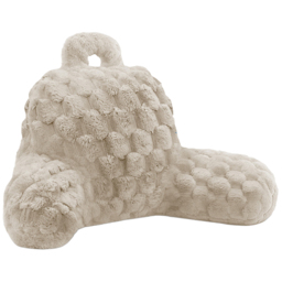 Velosso Cream Chunky Popcorn Back Pillow 65 x 55cm - Size: 65 x 55 x 1cm - Wilko