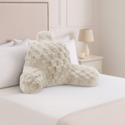 Velosso Cream Chunky Popcorn Back Pillow 65 x 55cm - Size: 65 x 55 x 1cm - Wilko - thumbnail 3