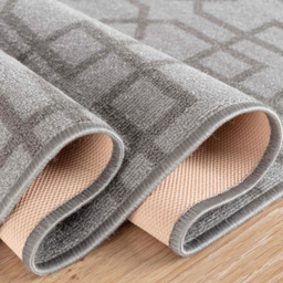 Desire Rugs Havana Silver Cubed Trellis Anti Slip Door Mat 90 x 57cm - Size: 57 x 90cm - Wilko - thumbnail 5