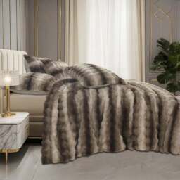 Sweet Dreams Single Beige Alpine Husky Duvet Set - Wilko