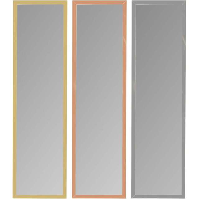 Single Metallic Over Door Mirror 123.8 x 33.8cm in Assorted styles - Size: 124 x 34cm - The Port. Co Gallery - Wilko - image 1