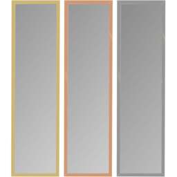 Single Metallic Over Door Mirror 123.8 x 33.8cm in Assorted styles - Size: 124 x 34cm - The Port. Co Gallery - Wilko - thumbnail 1