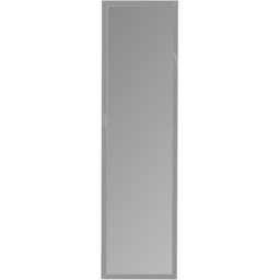 Single Metallic Over Door Mirror 123.8 x 33.8cm in Assorted styles - Size: 124 x 34cm - The Port. Co Gallery - Wilko - thumbnail 4