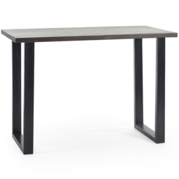 Julian Bowen Brooklyn 2 Seater Bar Dining Set Dark Oak and Blue - Brown - Wilko - thumbnail 4