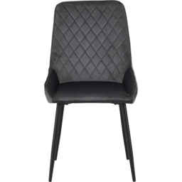 Seconique Quebec Medium Oak Effect Straight Edge 4 Seater Avery Dining Set Grey - Wilko - thumbnail 7